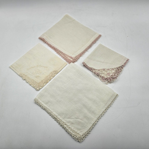 Vintage handkerchief lot 4 - vintage, of