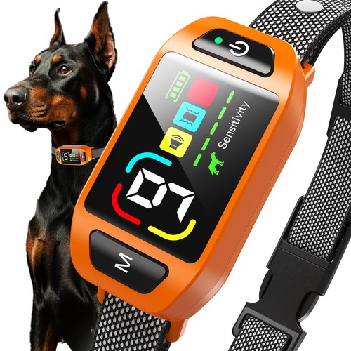 Dog bark collar - collar, rechargeable