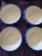 COBALT SPONGE Set of 4 Soup