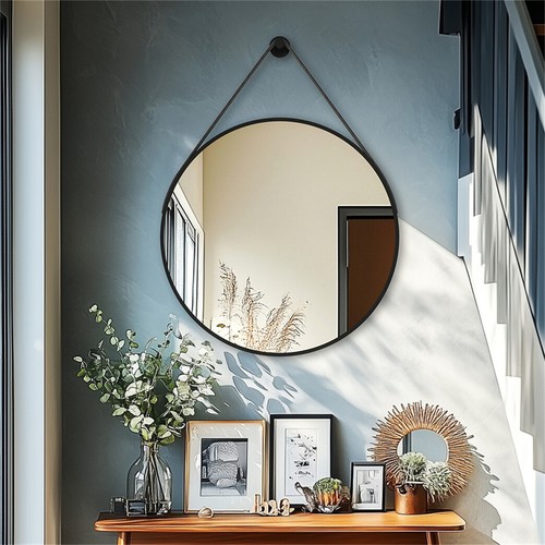 Round wall mirror - wall,