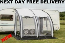 NEW ULTIMA VERSARA 260 CARAVAN POLED PORCH AWNING + UPRIGHT SEWN IN PADS 2023
