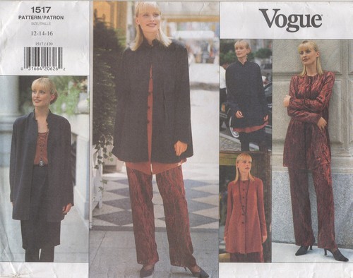 Vogue sewing pattern 1517 easy - pattern,