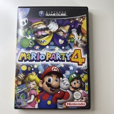 Mario Party 4 (Nintendo GameCube, 2003) with manual 