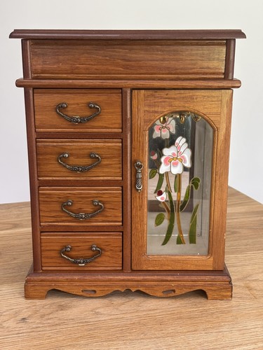 Vintage 1990s wooden wardrobe - 1990s,