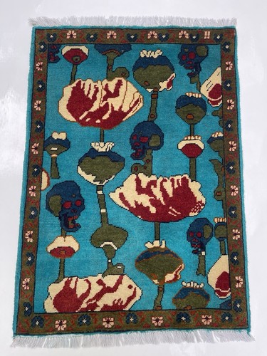85x61 afghan war rug - 85x61,