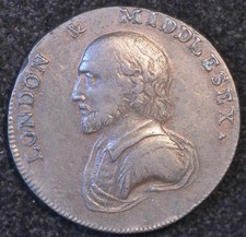 Middlesex London Halfpenny