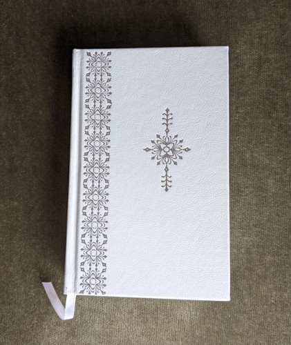 Holy bible kjv white - bible,