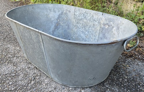 Oval galvanised twin folding - oval,