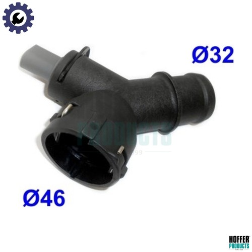 Coolant flange 93248 - flange, skoda