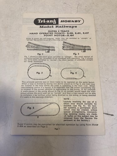 Vintage triang hornby super - vintage,