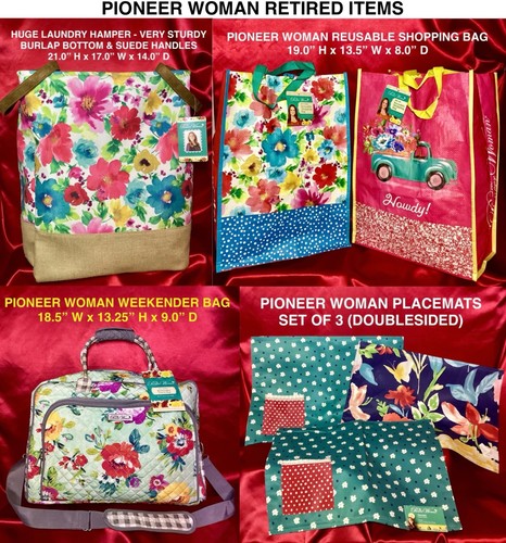 Pioneer woman retired - retired, items