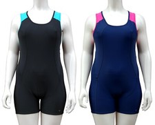 ACCLAIM Tavira Classic Fit Ladies Boy Leg Swimming Costume Lined Front 2025
