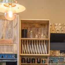 Solid Mango Wood Kitchen Plate