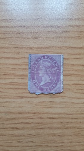 1867 victoria 1d inland - 1867,