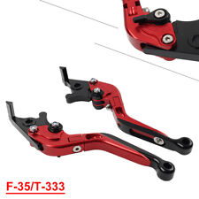 Extendable Brake Clutch Levers For DAYTONA 675 675 Street Triple R/RX Red