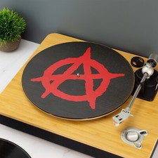 Anarchy Symbol Record Player