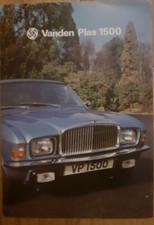 Austin Allegro VDP Vanden Plas 1500 Sales Brochure 1976