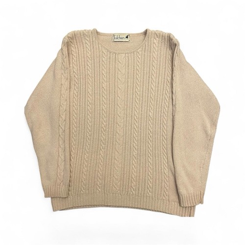 Vintage tulchan beige cable - vintage,