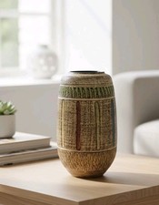 Vintage Lava Slip Ware Vase by