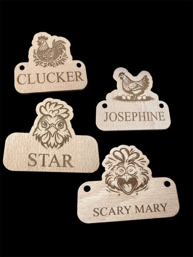 Shaped personalised chicken - shaped,