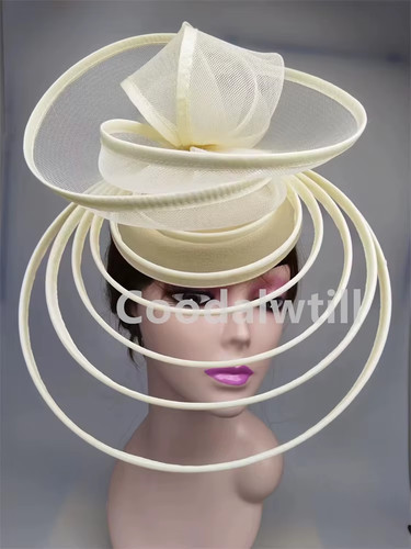 Church fascinator hat - hat, wedding