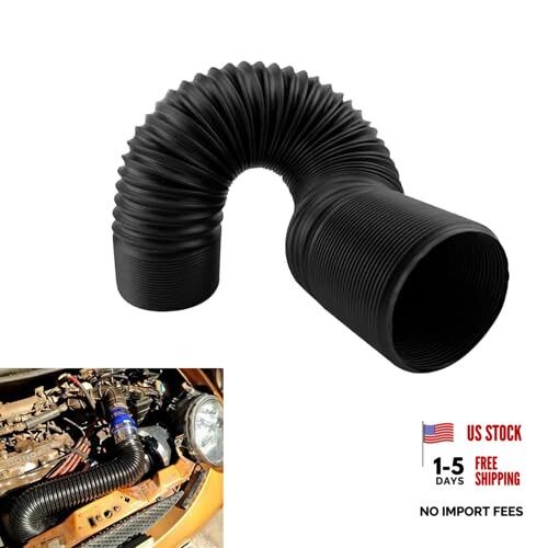 Car air intake pipe - air, 2.5"