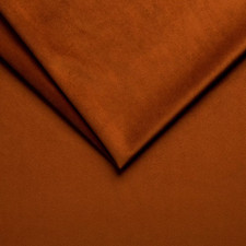 Rust Orange Velvet Sofas - 3+2 Seaters & Chairs. Compact Range Free Delivery