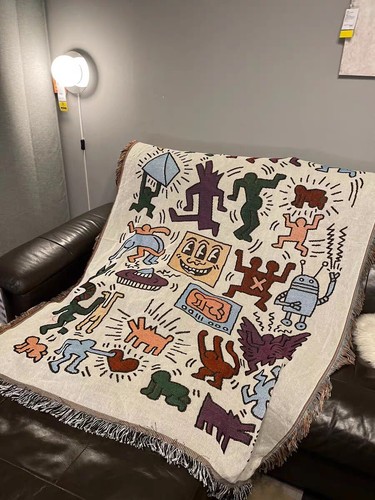 Graffiti color woven tapestry - graffiti,