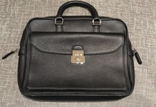 Dunhill Black Pebbled Leather