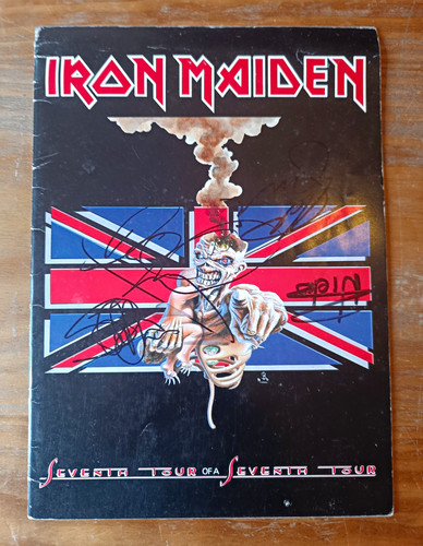 Iron maiden signed tour - iron,