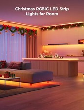 Govee 10M RGBIC LED Strip Lights, Smart APP Control, Music Sync, DIY Colors