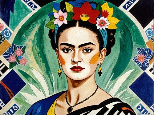 Art frida kahlo blank - blank, a5