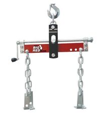 1500lbs 680KG Engine Leveller Crane Hoist Chain Load Garage Lift Torin Big Red
