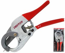 Vinyl Waste Plastic Pipe Cutter Ratchet Plumbers Tool Capacity 42mm DT30190