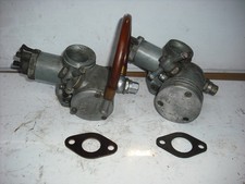 pair of vintage Amal monobloc carburettors 389/63