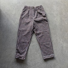 Top Shop Womens Plaid Orange/