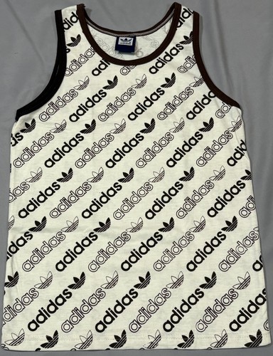 Vintage adidas trefoil tank - trefoil,