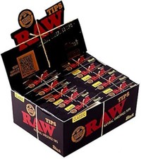 RAW BLACK Rolling Paper Tips