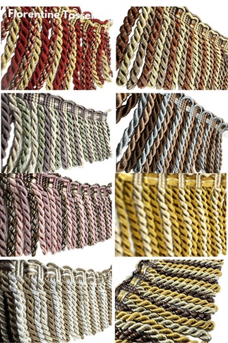 Bullion fringe trim pre cut - bullion,