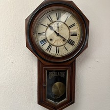 Antique Ansonia Regulator Wall