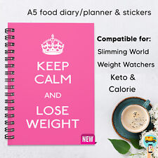 A5 Food Diet Diary Slimming FOR Planner Tracker Weight Loss JOURNAL 2024/C5