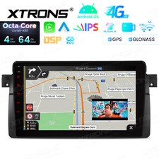 9" Android 14 Octa-Core Car Head Unit GPS Nav Stereo Radio DAB+ for BMW E46 M3