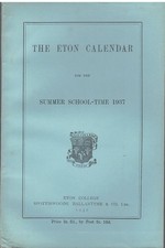 The Eton Calendar Summer