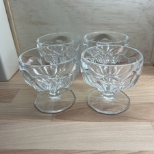 4 x Stemmed Glass goblet