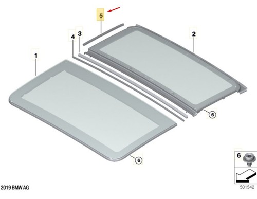 Bmw f44 glass slide tilt - 2,