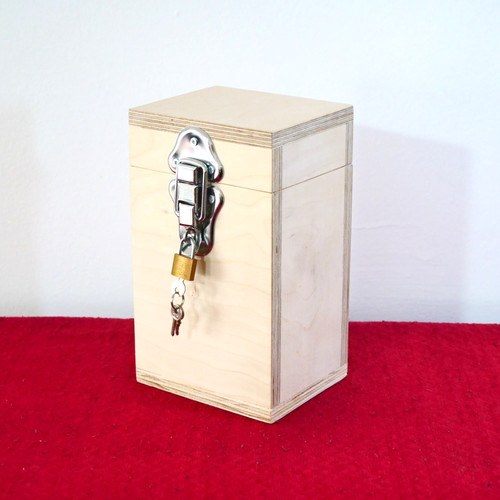Sturdy wooden safe - sturdy,