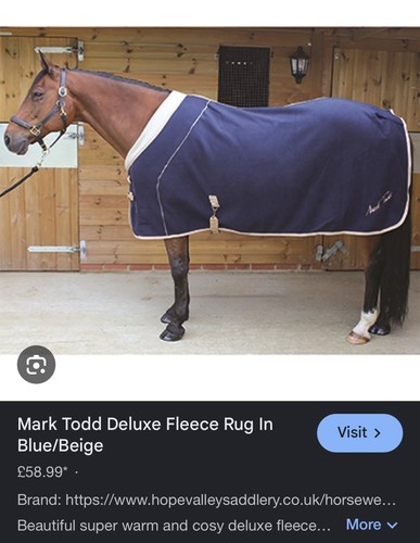 Mark todd fleece 6 - mark, 6’6