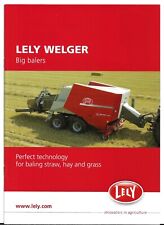 Lely Welger Big Balers c2008-09 UK Market Sales Brochure D 4006 4060 6006 6060