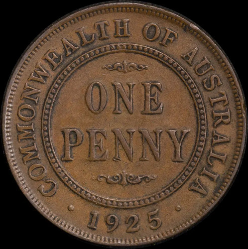1925 penny good - 1925, vf