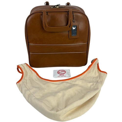 Vintage brown faux leather - brown,